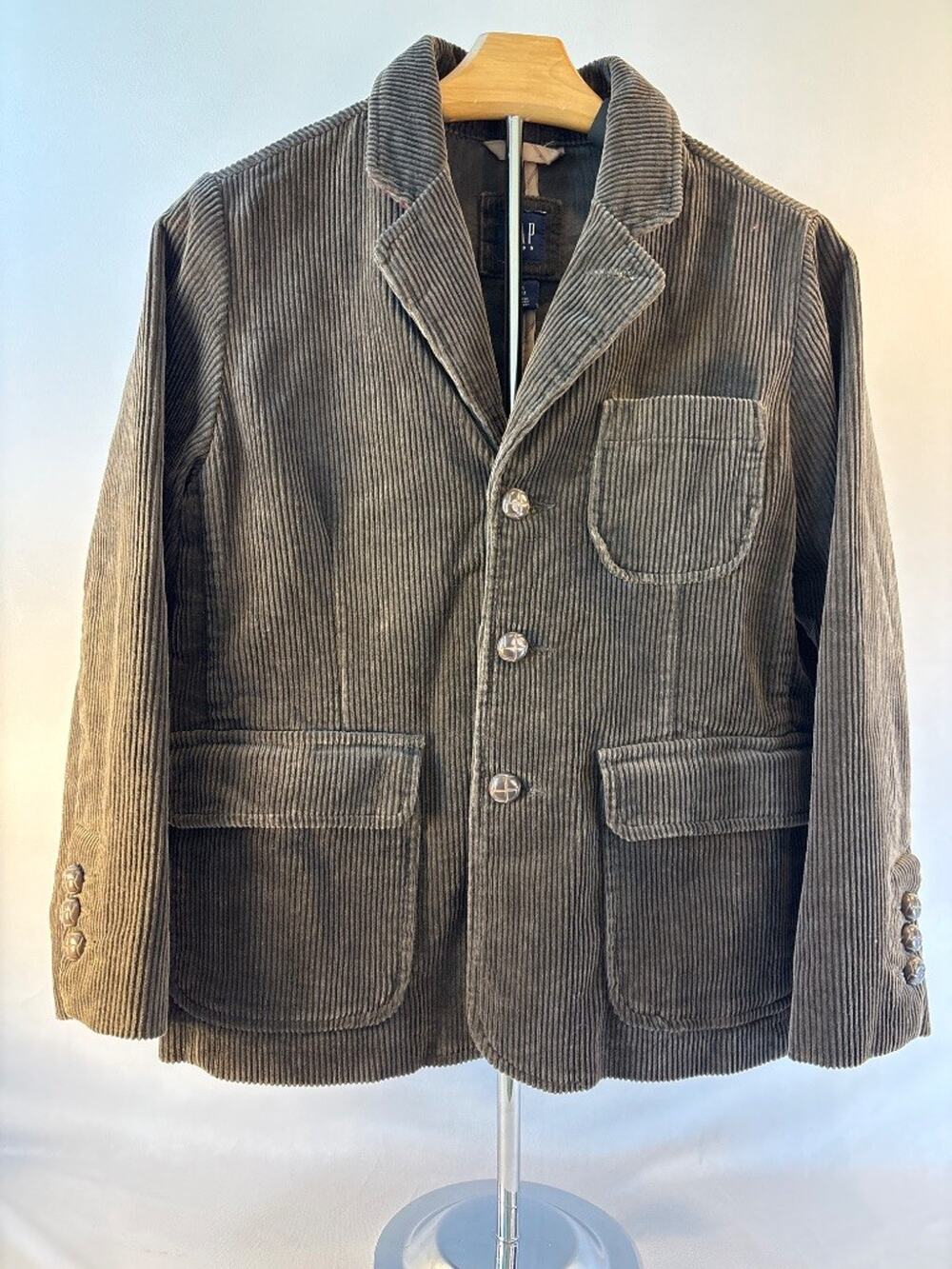 Gap Corduroy Blazer Brown Size M(8) Academia kids but would fit women small